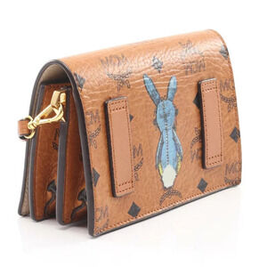 Mcm Leather Shoulder Canvas Brown Visetos Multicolor Bag Rait